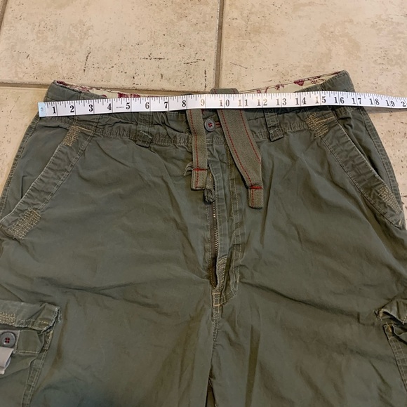 Men's UNIONBAY Olive Green Cargo Shorts - Size 34 - Picture 8 of 8